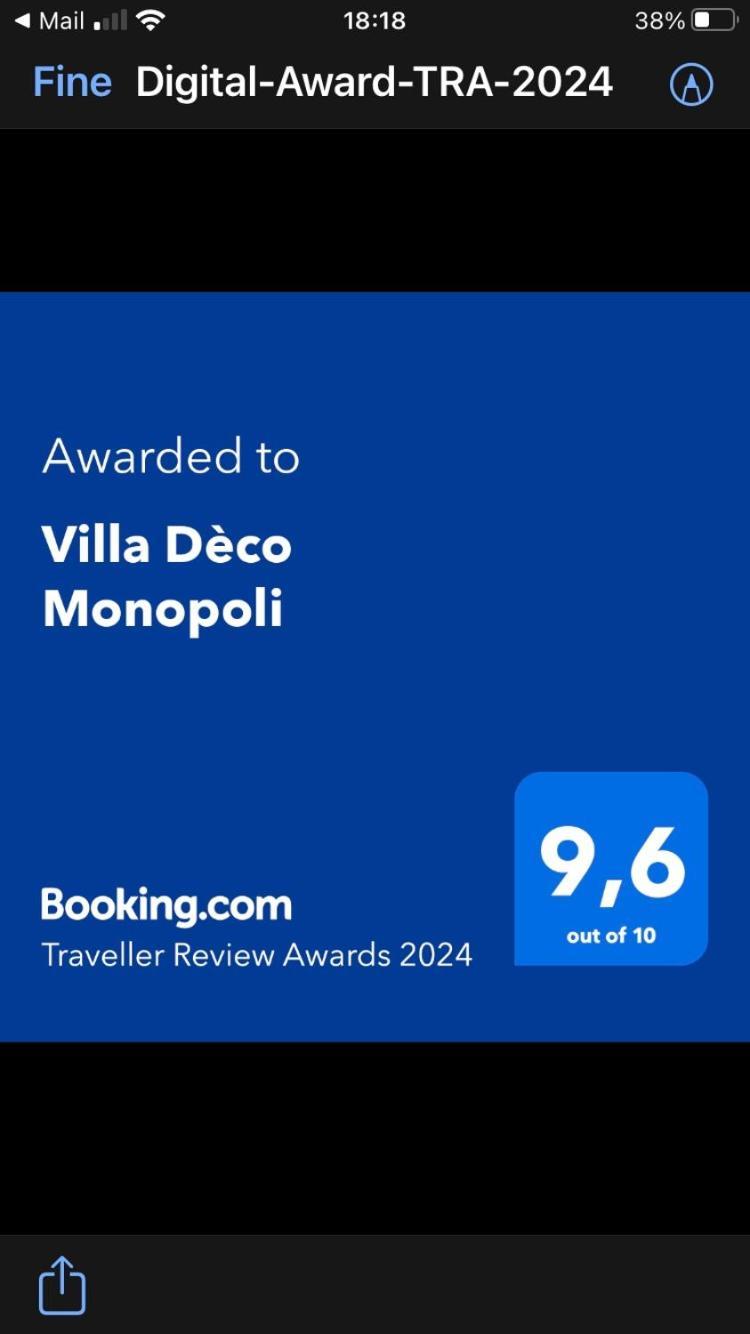 Villa Deco Monopoli Exterior photo